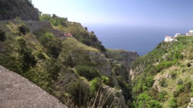 amalfi coast İtalya yukarıda dağlarda uçuş