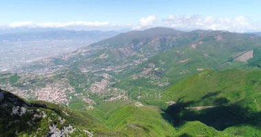 amalfi coast İtalya yukarıda dağlarda uçuş