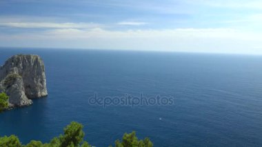 capri Adası'nın güzel manzara