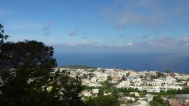 Capri Adası'nda Anacapri şehrin güzel manzara