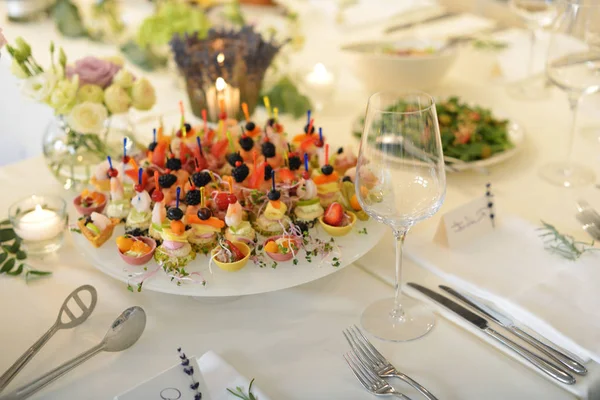 Local de recepção do casamento — Fotografia de Stock