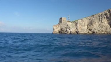 Gemi seyahatinden Capri Adası