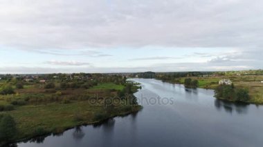 hyperlapse uçuş Nehri üzerinde