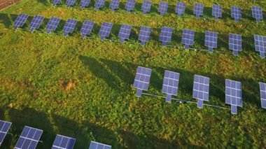 Güneş Santrali havadan görünümü