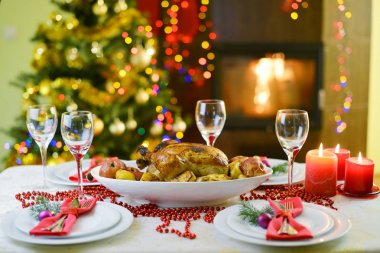 Kavrulmuş Tavuk akşam yemeği