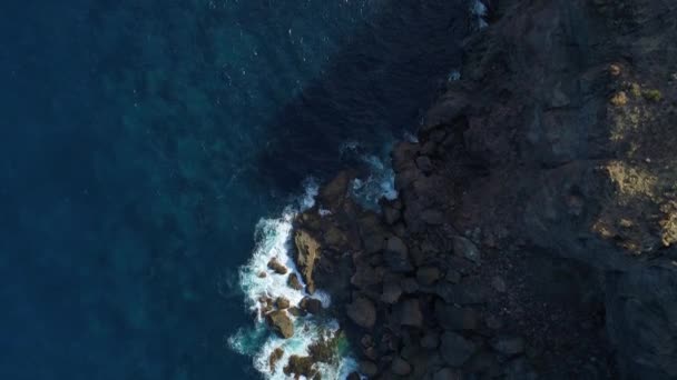 Let nad pobřeží v Tenerife — Stock video