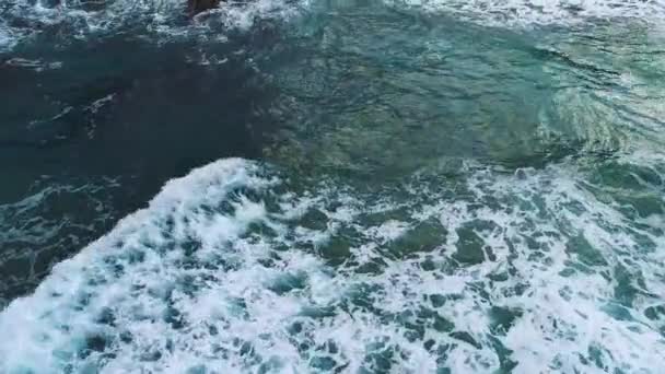 Flyg över havet på Teneriffa — Stockvideo