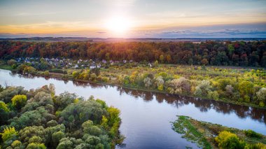 Güzel sonbahar manzarası