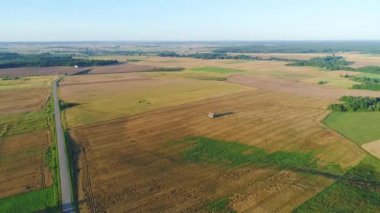 buğday alan havadan görünümü