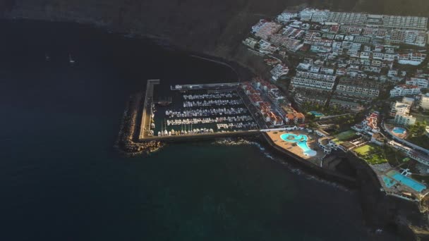 Lot Nad Los Gigantes Tenerife — Wideo stockowe