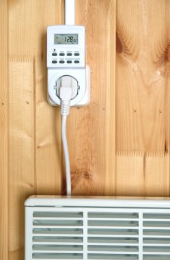 Elektrik Konvektörü ısıtıcı ile Zamanlayıcı işletilen
