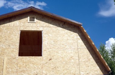 Ülke ev yapımı güneşli yaz gününde