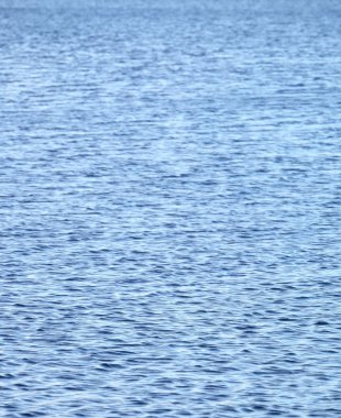 Arka plan olarak küçük dalgalar ile deniz yüzeyi