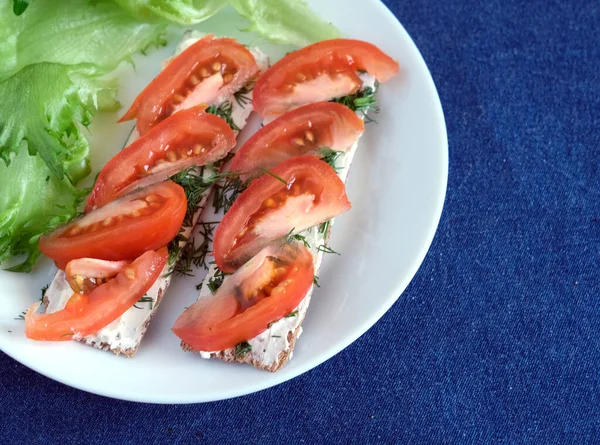 Parte Del Plato Con Sabrosa Comida Vegetariana Saludable Baja Calorías —  Fotos de Stock