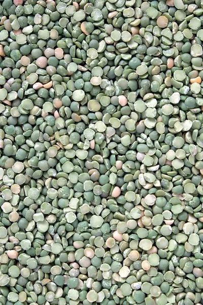 Lebensmittelvorräte Ernte Vieler Trockener Grüner Erbsen Körner Auf Flacher Oberfläche — Stockfoto