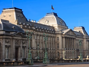 Eski binalar ve yapılar. Brussels, Belçika konumlar. 