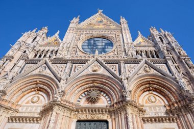 Cephe siena Dome (duomo di siena), İtalya