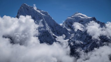 Nepal Himalaya Dağları, dağ manzarası