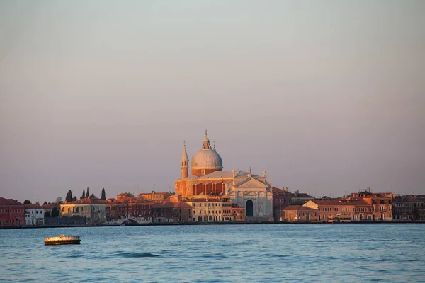 Venedigs Stadssiluett Vid Soluppgången Tidig Morgon — Stockfoto