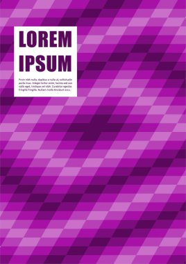 Geometrik arkaplanlı grafik tasarım şablonu. Yazdırma işlemi ya da broşür, kitap, reklam, kart gibi web projeleri için kullanılabilir.