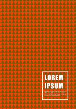 Geometrik arkaplanlı grafik tasarım şablonu. Yazdırma işlemi ya da broşür, kitap, reklam, kart gibi web projeleri için kullanılabilir.