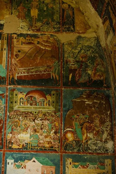 Iglesia Arbore Una Las Seis Iglesias Pintadas Norte Moldavia Rumania —  Fotos de Stock