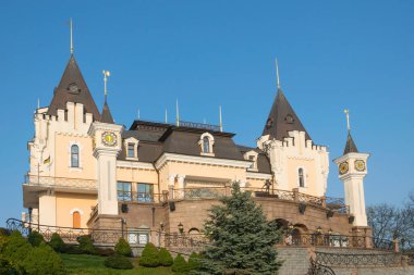 Kiev, Ukrayna - 14 Nisan 2018: şehirdeki kukla tiyatrosu.