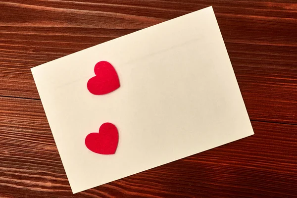 봉투에 하트를 발렌틴 — 스톡 사진