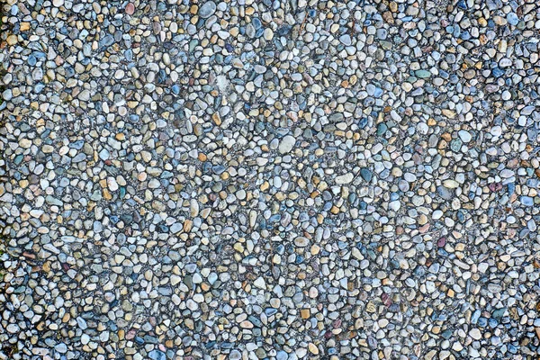 不同颜色的小鹅卵石背景 — 图库照片