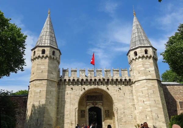 La puerta de saludo del Palacio Topkapi, Estambul, Turquía —  Fotos de Stock