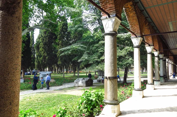 Jardim do Palácio Topkapi em Istambul, Turquia — Fotografia de Stock