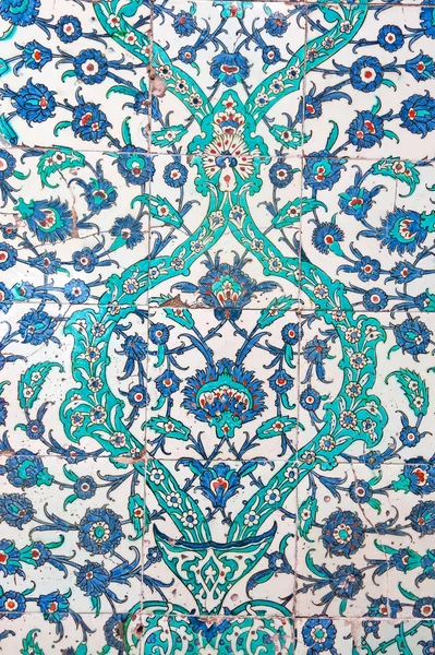 Ancient hand made Turkish - Ottoman tiles — Stock Photo, Image