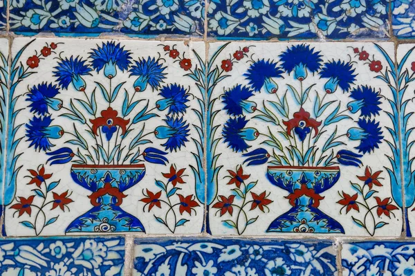 Antiguo turco hecho a mano - azulejos otomanos —  Fotos de Stock