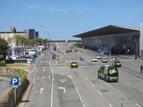 Terminál T1 El Prat-Barcelona airport. Spanyolország — Stock Fotó