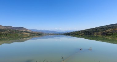 Terradets reservoir, in Catalonia, Spain clipart