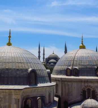 Sultanahmet Camii ve Saint Sophie Katedrali, Istanbul, Türkiye.