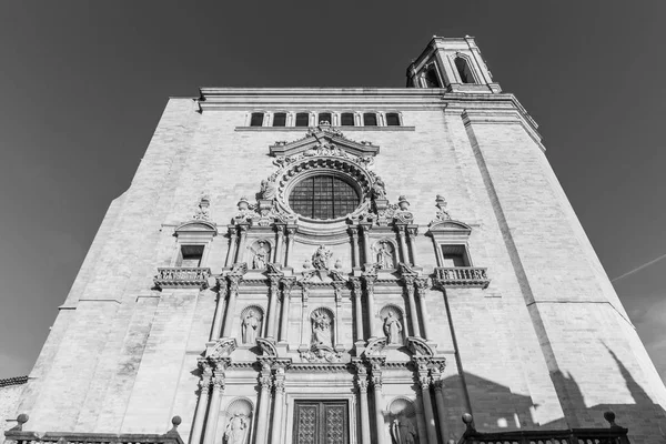 Saint Marys katedralen i Girona, Spanien — Stockfoto