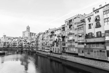 Gerona, Costa Brava, Katalonya, İspanya Panoraması.