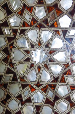 Güzel dekorasyon üzerinde Topkapı Sarayı, Istanbul, Türkiye. 