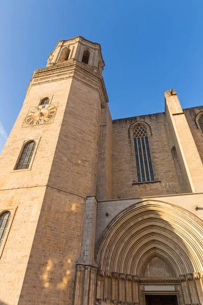 Katedra Santa Maria. Girona-Costa Brava, Katalonia, Hiszpania. — Zdjęcie stockowe