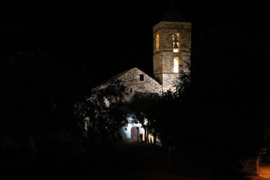 Kilise Barruera n Katalan Pyrenees. İspanya