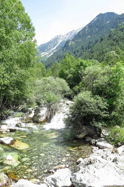 Aigüestortes nationalpark i de katalanska Pyrenéerna, Spanien — Stockfoto