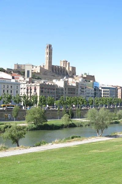 Панорама Lleida. Каталонія, Іспанія. — стокове фото