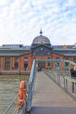 Fish Market Hamburg Almanya bina Fischmarkt