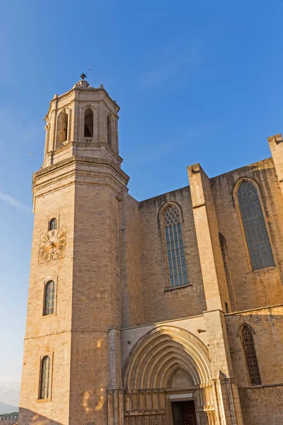 Catedral de Santa Maria. Gerona, Costa Brava, Catalunha, Espanha . — Fotografia de Stock
