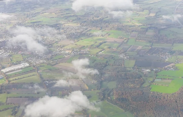 Aerial view of the state of Hamburg in Germany — Stock Photo, Image