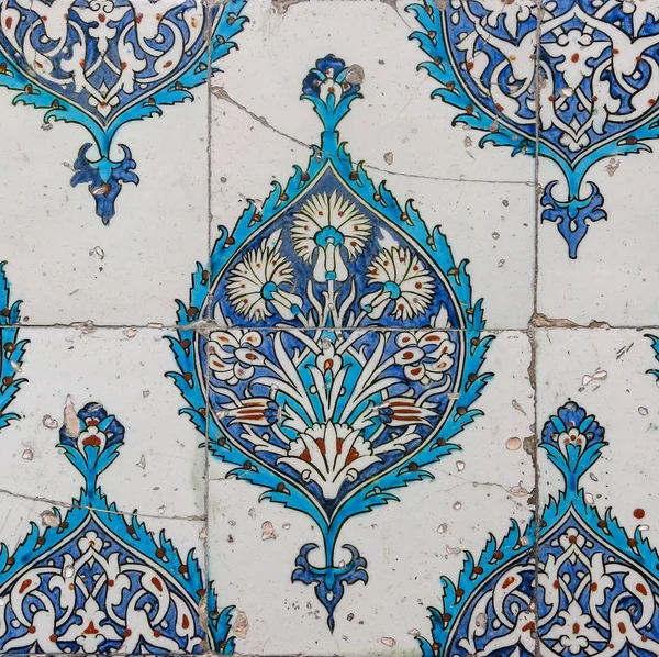 Antiguo turco hecho a mano - azulejos otomanos —  Fotos de Stock