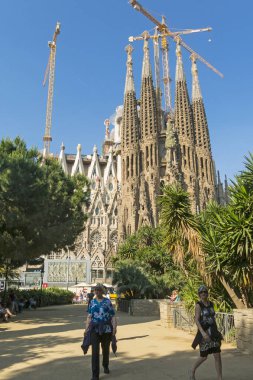 İsa'nın Doğuşu cephe La Sagrada Familia - impressi turist
