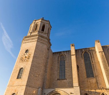 Santa Maria Katedrali. Gerona, Costa Brava, Katalonya, İspanya.