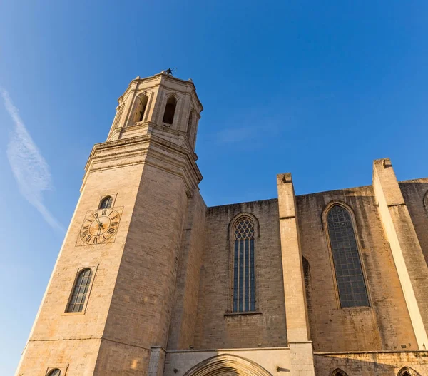 Kathedraal van Santa Maria. Gerona, Costa Brava, Catalonië, Spanje. — Stockfoto